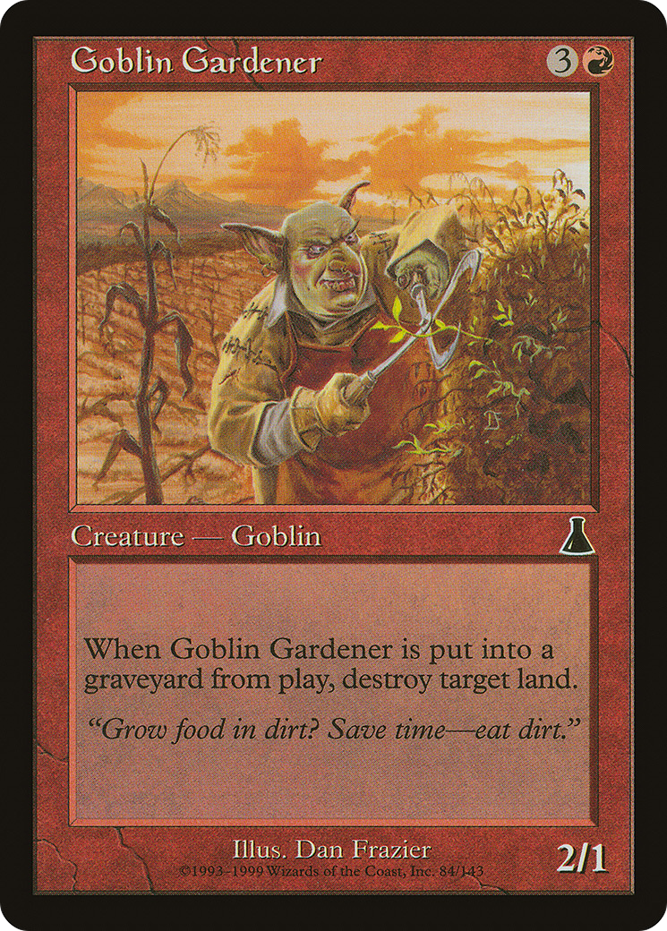 Goblin Gardener (UDS-084) [Urza's Destiny] Foil MTG Single Wizards of the Coast