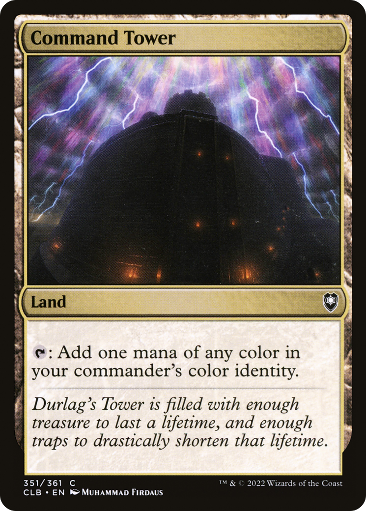 Command Tower (CLB-351) [Commander Legends: Battle for Baldur's Gate] MTG Single Wizards of the Coast