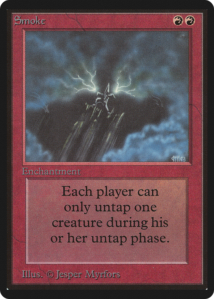 Smoke (LEB-176) [Oldschool] Limited Edition Beta MTG Single Wizards of the Coast