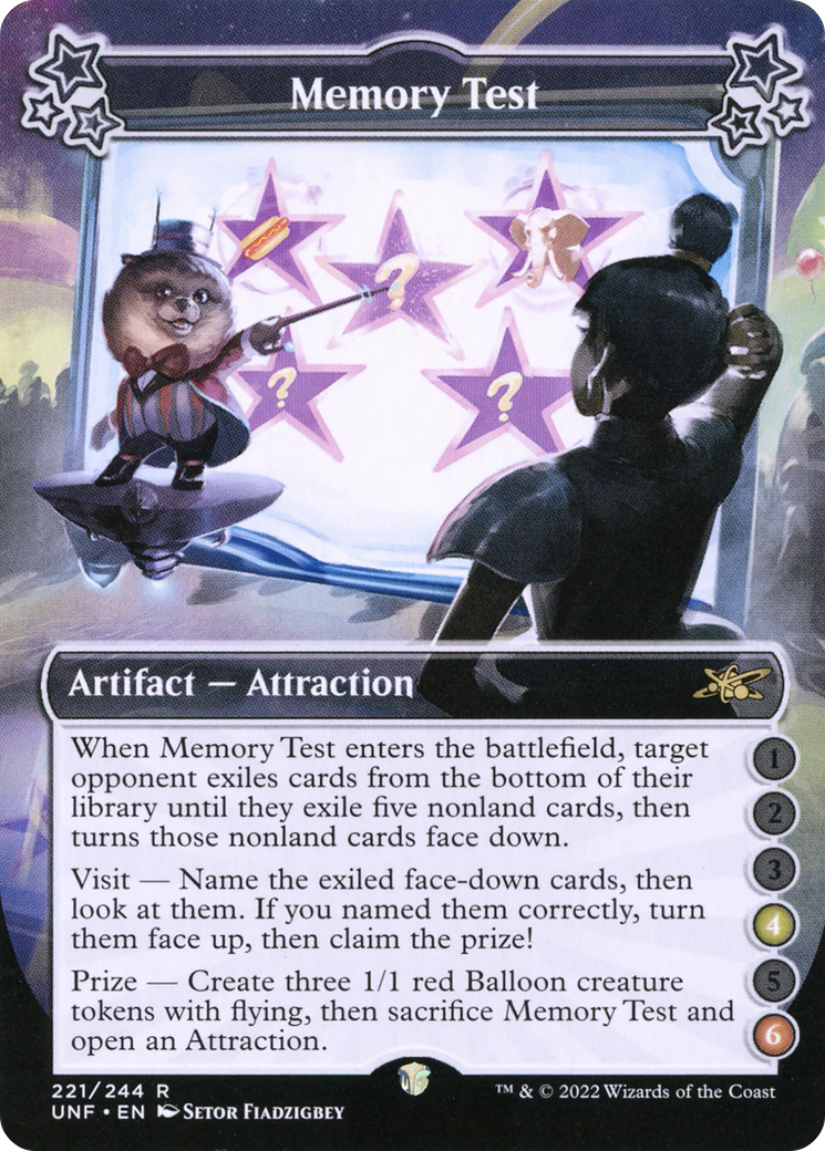Memory Test (UNF-221A) [Unfinity] MTG Single Wizards of the Coast