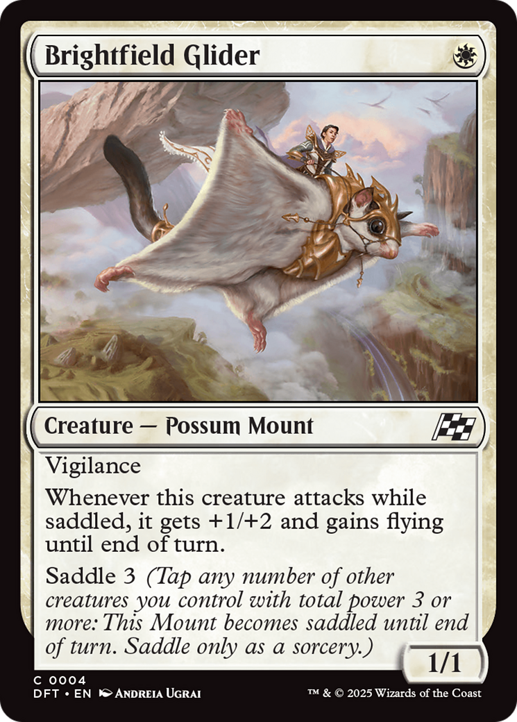 Brightfield Glider (DFT-004) [Aetherdrift] MTG Single Wizards of the Coast