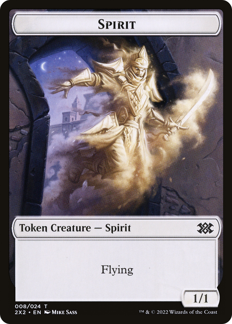 Spirit (T2X2-008) [Tokens] Double Masters 2022 Tokens MTG Single Wizards of the Coast