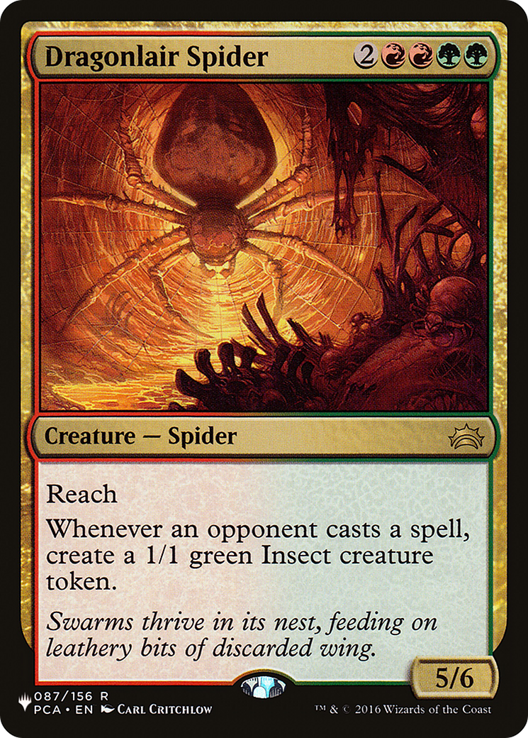 Dragonlair Spider (LIST-PCA-87) [Mystery Booster] The List MTG Single Wizards of the Coast