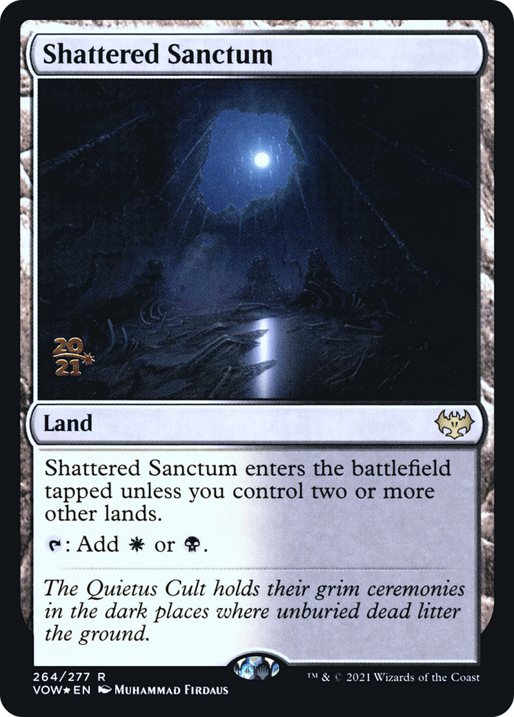 Shattered Sanctum (PRE-264) [Innistrad: Crimson Vow Promos] Foil MTG Single Wizards of the Coast