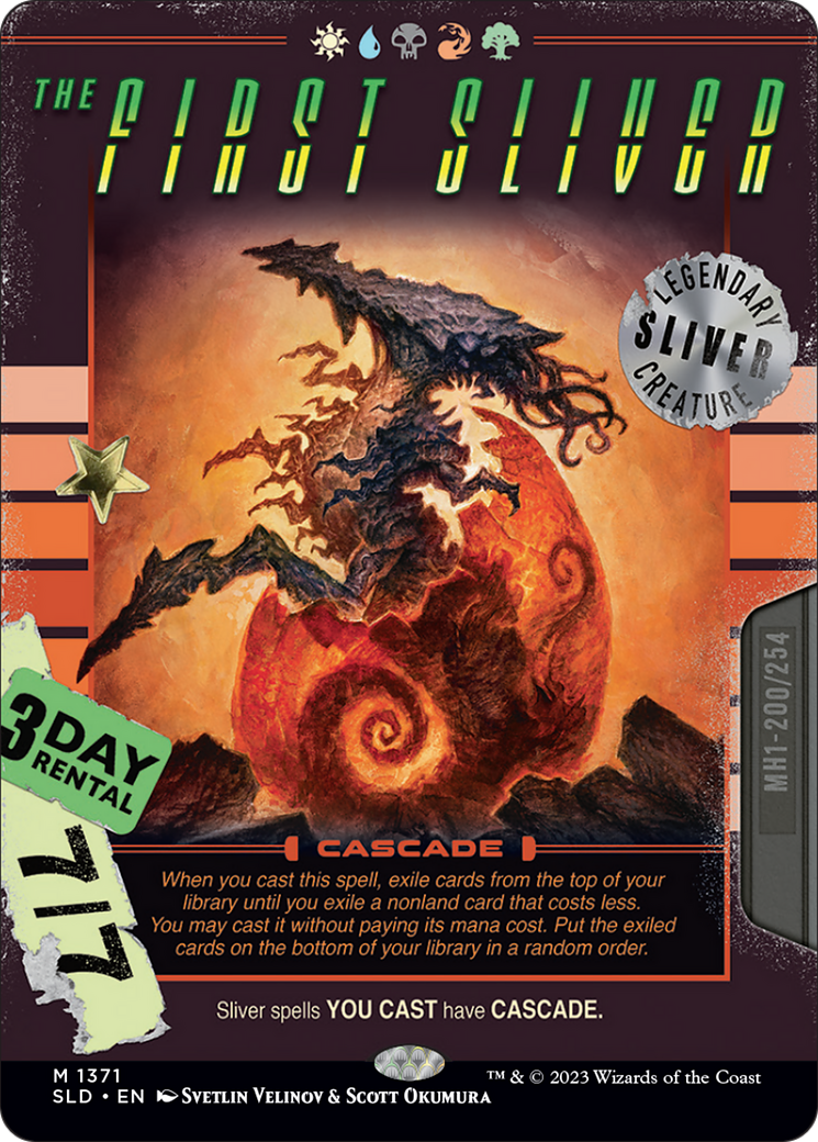 The First Sliver (SLD-1371) [Secret Lair] Drop (Borderless) MTG Single Wizards of the Coast