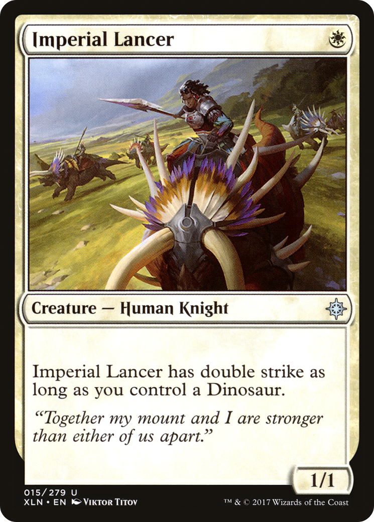 Imperial Lancer (XLN-015) [Ixalan] Foil MTG Single Wizards of the Coast