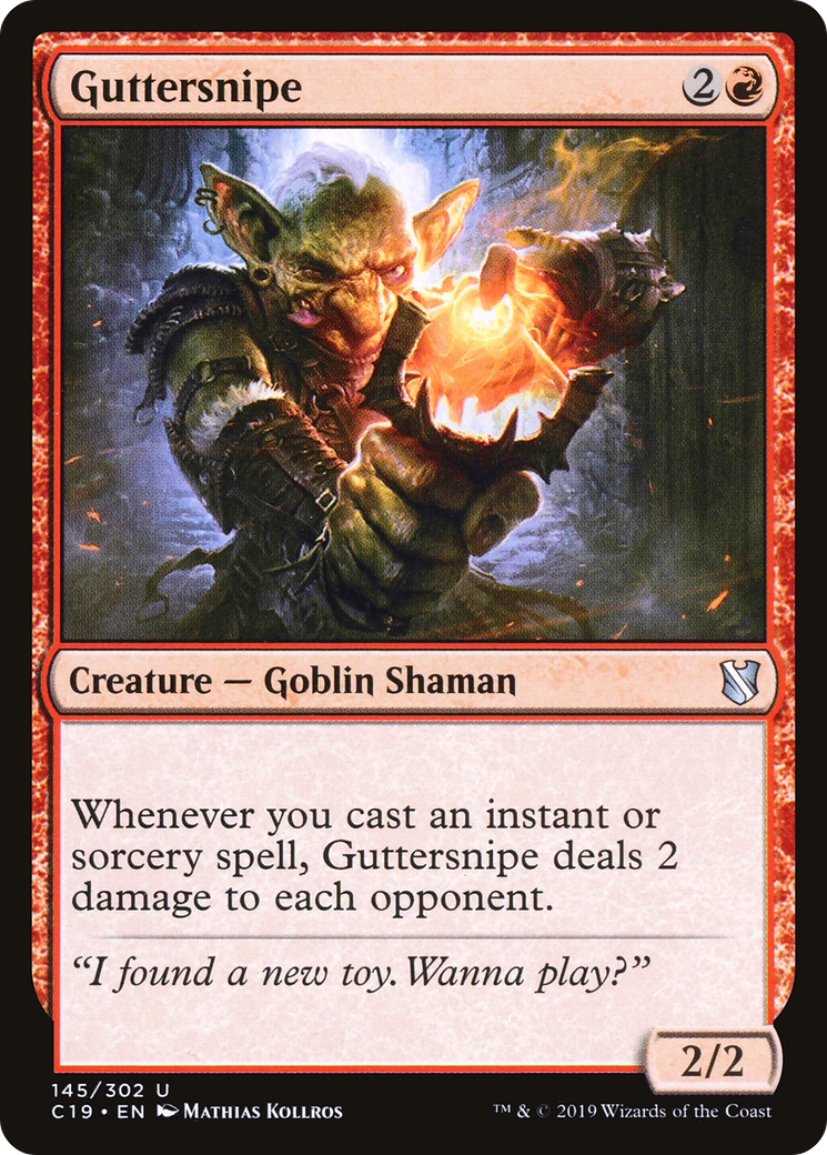 Guttersnipe (C19-145) [Commander 2019] MTG Single Wizards of the Coast