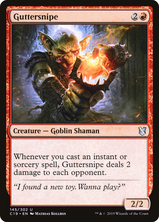 Guttersnipe (C19-145) [Commander 2019] MTG Single Wizards of the Coast