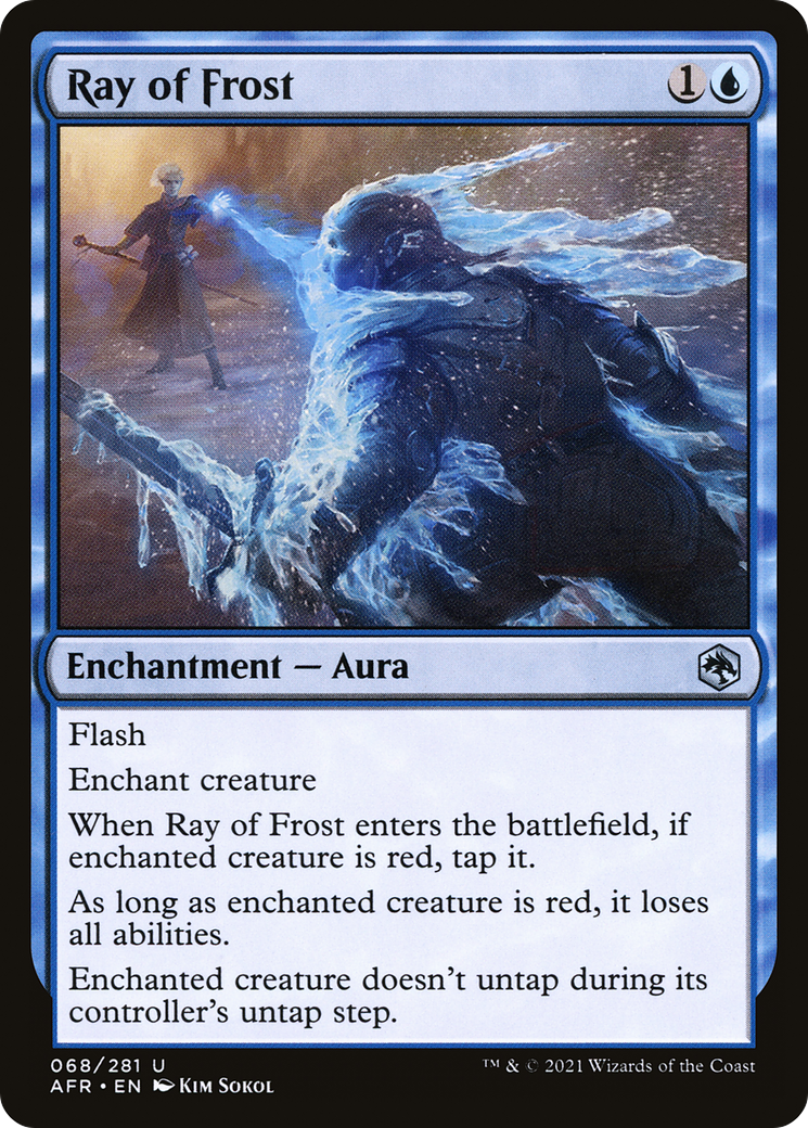 Ray of Frost (AFR-068) [Adventures in the Forgotten Realms] MTG Single Wizards of the Coast