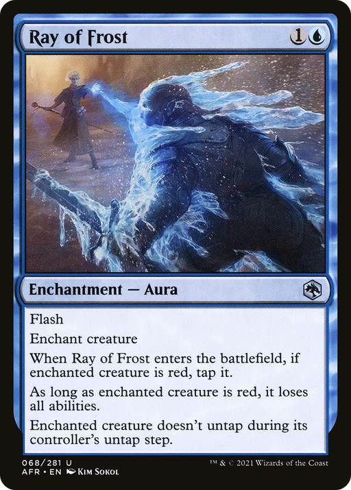 Ray of Frost (AFR-068) [Adventures in the Forgotten Realms] MTG Single Wizards of the Coast