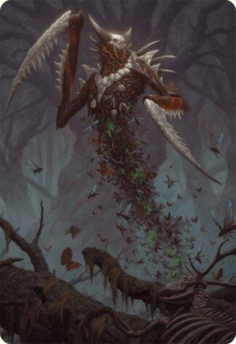 Grist, the Plague Swarm Art Card [Art Series] Modern Horizons 3 MTG Single Magic: The Gathering