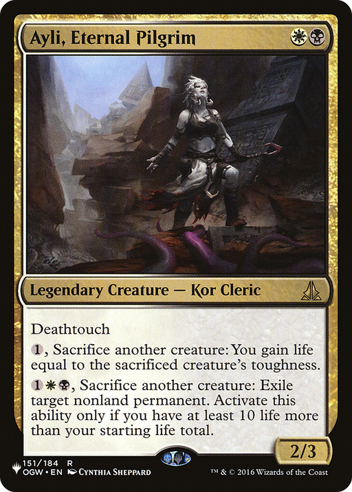 Ayli, Eternal Pilgrim (LIST-OGW-151) [Mystery Booster] The List MTG Single Wizards of the Coast