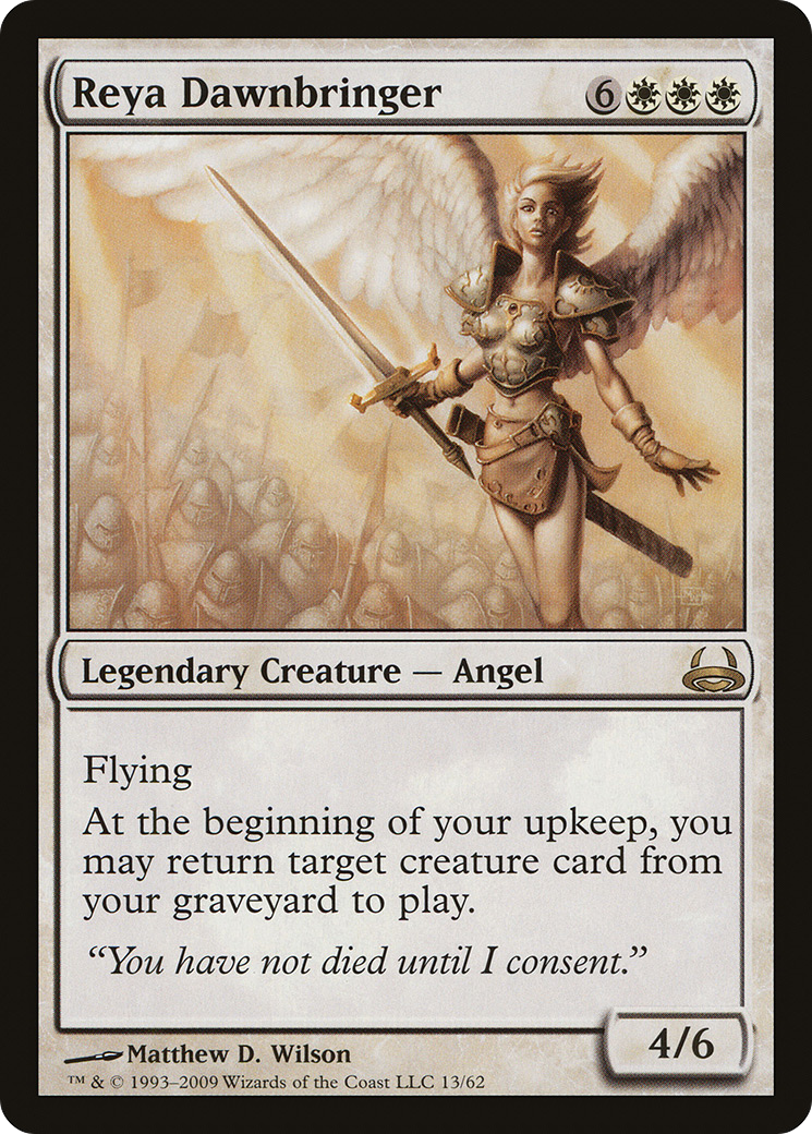 Reya Dawnbringer (DDC-013) [Misc] Duel Decks: Divine vs. Demonic MTG Single Wizards of the Coast