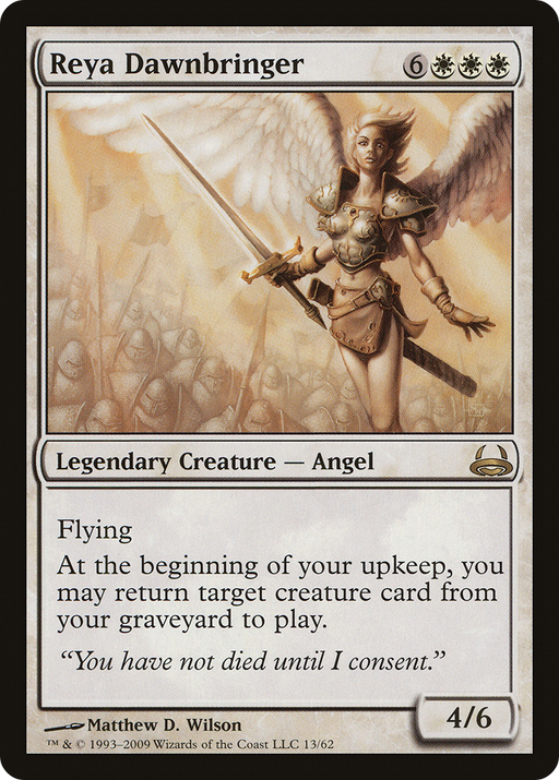 Reya Dawnbringer (DDC-013) [Misc] Duel Decks: Divine vs. Demonic MTG Single Wizards of the Coast
