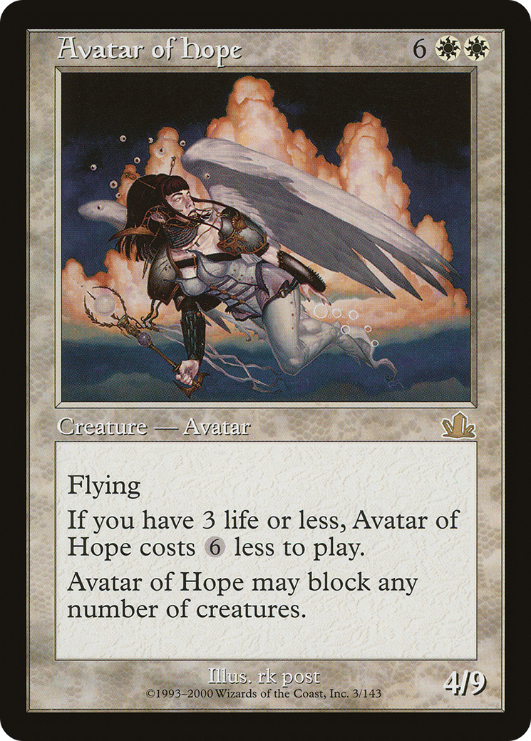 Avatar of Hope (PCY-003) [Prophecy] MTG Single Wizards of the Coast