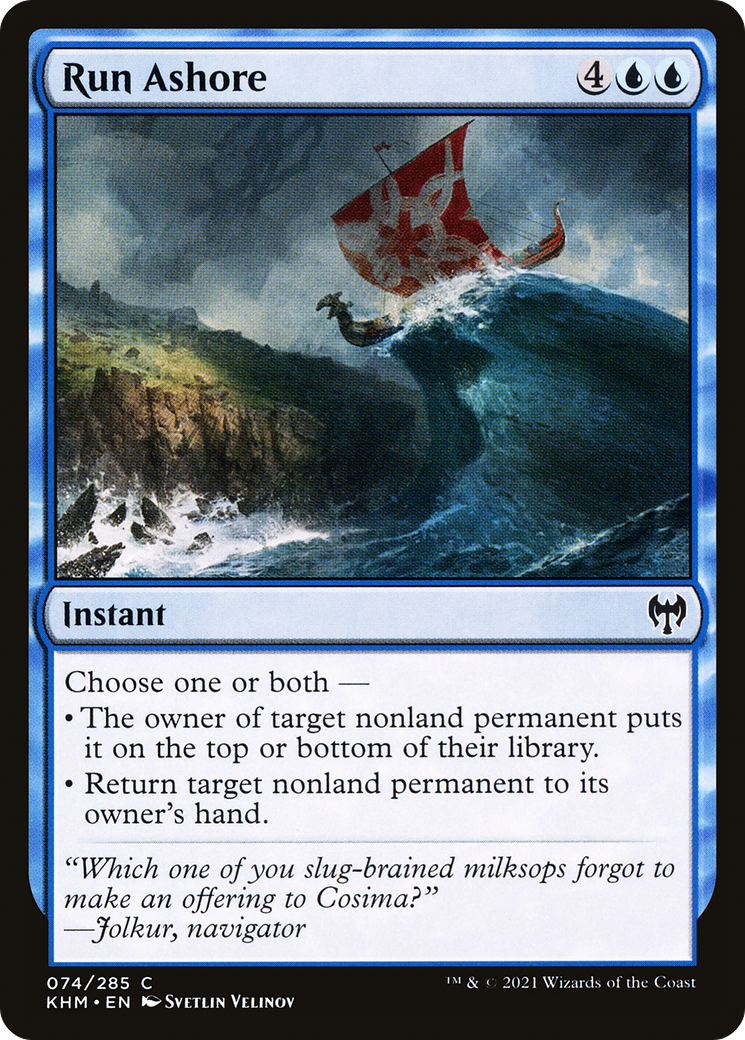 Run Ashore (KHM-074) [Kaldheim] Foil MTG Single Wizards of the Coast
