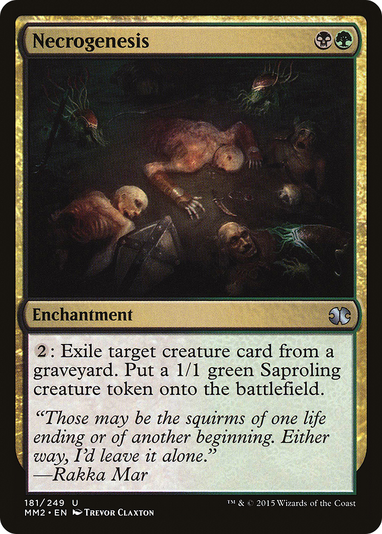 Necrogenesis (MM2-181) [Modern Masters 2015] MTG Single Wizards of the Coast