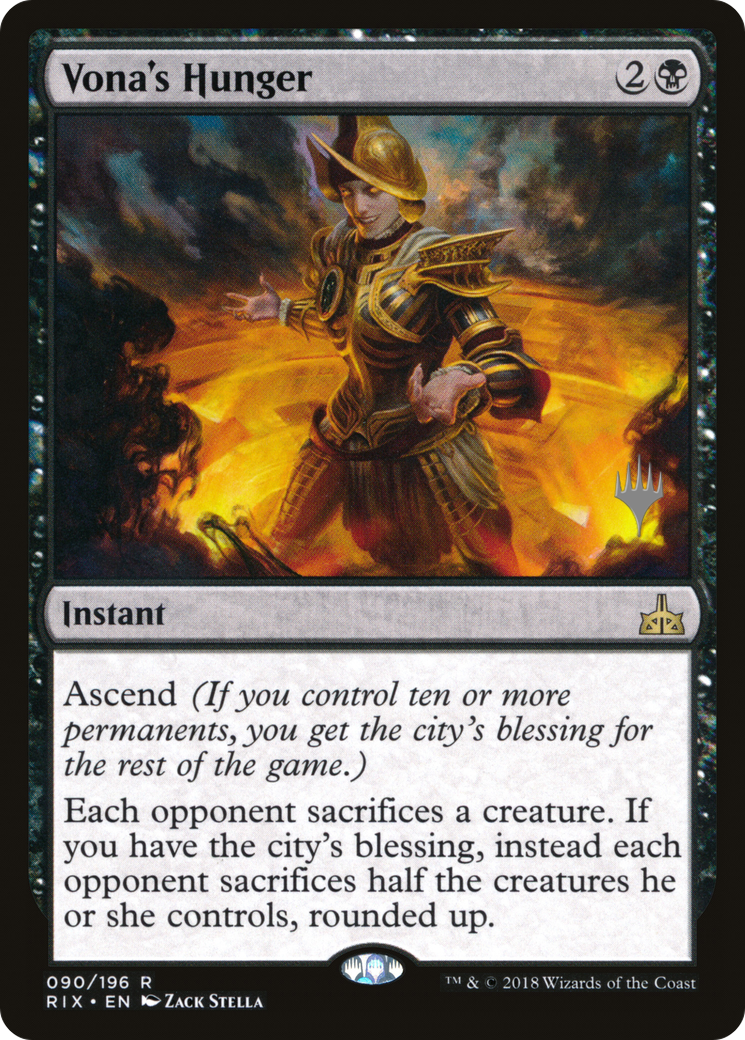 Vona's Hunger (PPM20-090) [Rivals of Ixalan Promos] Foil MTG Single Wizards of the Coast