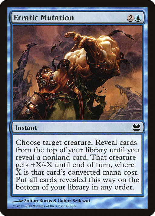 Erratic Mutation (MMA-042) [Modern Masters] MTG Single Wizards of the Coast