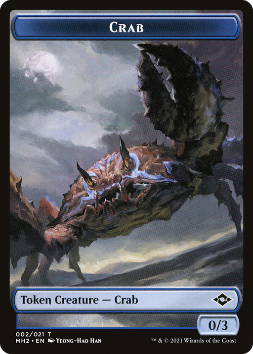 Crab (TMH2-002) [Tokens] Modern Horizons 2 Tokens Foil MTG Single Wizards of the Coast