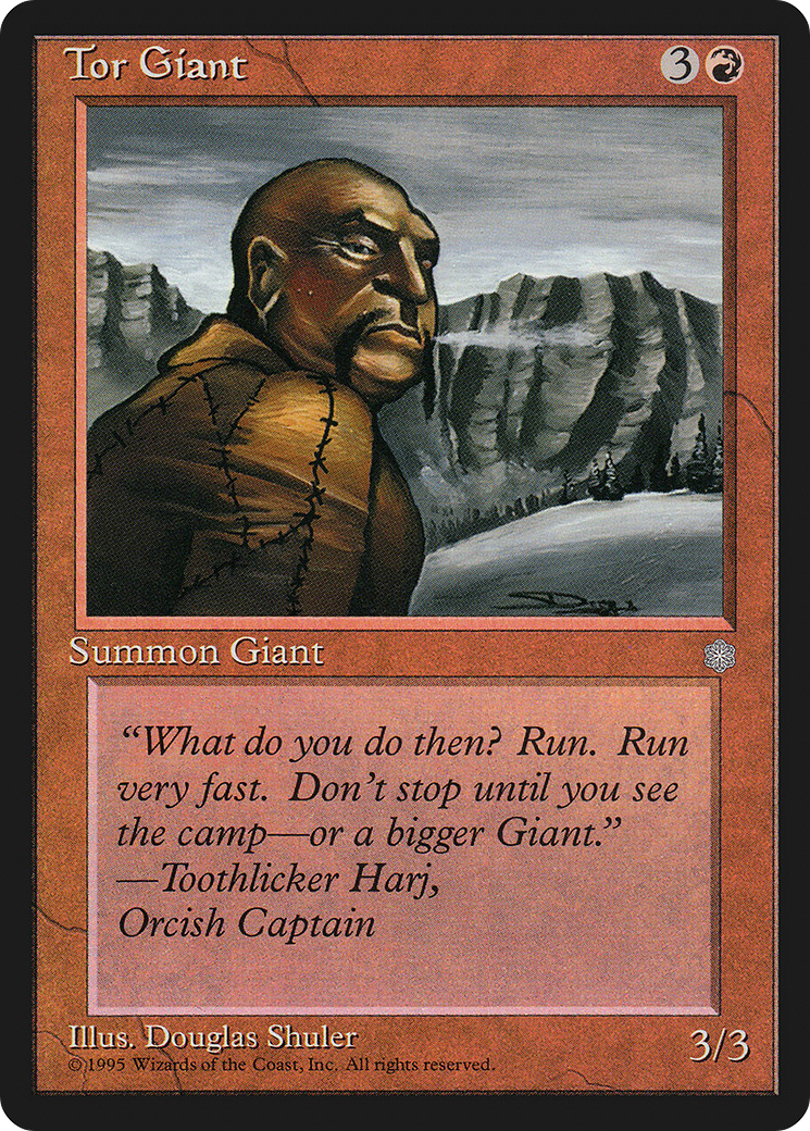 Tor Giant (ICE-) [Ice Age] MTG Single Wizards of the Coast