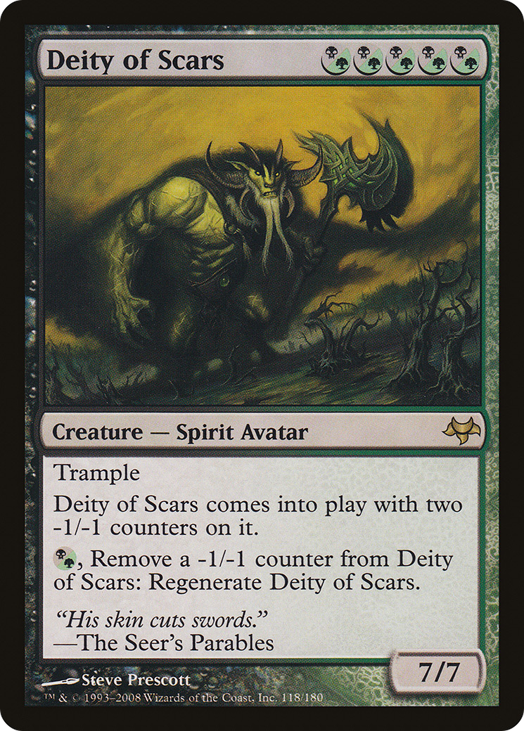 Deity of Scars (EVE-118) [Eventide] MTG Single Wizards of the Coast