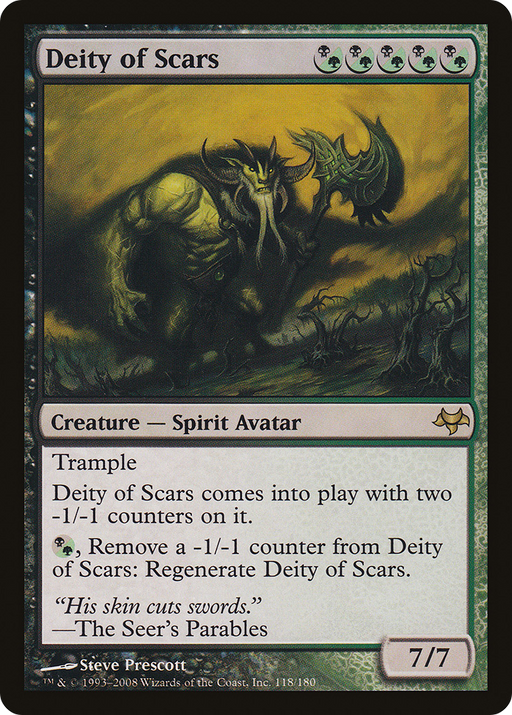 Deity of Scars (EVE-118) [Eventide] MTG Single Wizards of the Coast