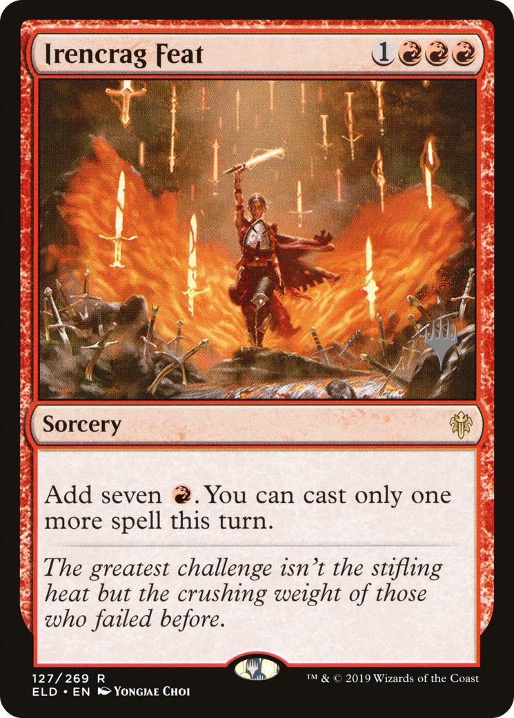 Irencrag Feat (PPELD-127) [Throne of Eldraine Promos] Foil MTG Single Wizards of the Coast
