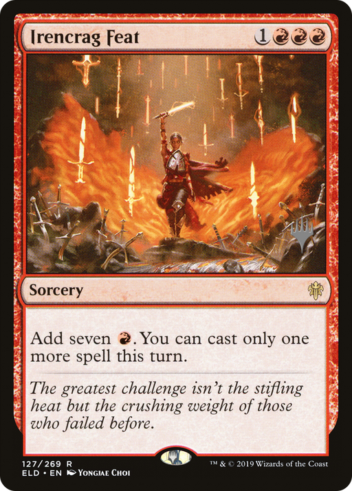 Irencrag Feat (PPELD-127) [Throne of Eldraine Promos] Foil MTG Single Wizards of the Coast