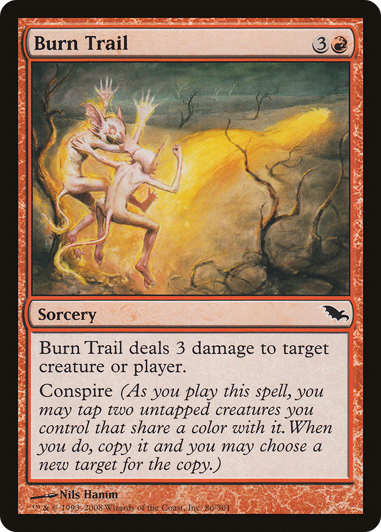 Burn Trail (SHM-086) [Shadowmoor] MTG Single Wizards of the Coast