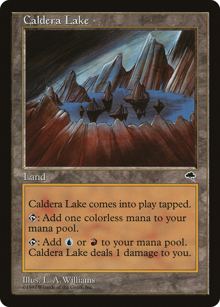 Caldera Lake (TMP-316) [Tempest] MTG Single Wizards of the Coast