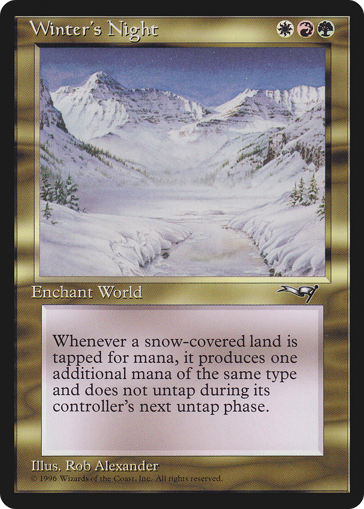 Winter's Night (ALL-114) [Alliances] MTG Single Wizards of the Coast