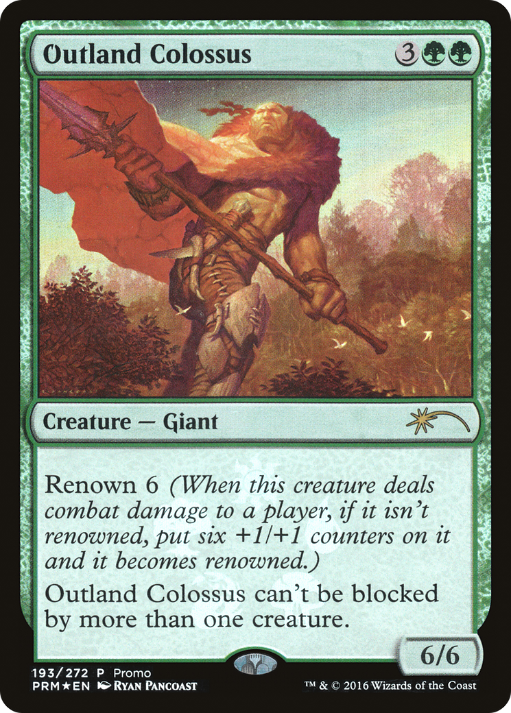 Outland Colossus (UMP-193) [Magic Origins Promos] Foil MTG Single Wizards of the Coast
