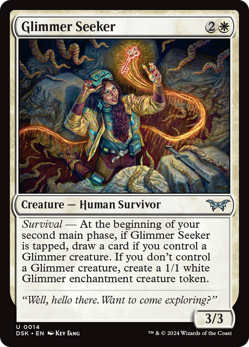 Glimmer Seeker (DSK-014) [Duskmourn: House of Horror] MTG Single Wizards of the Coast
