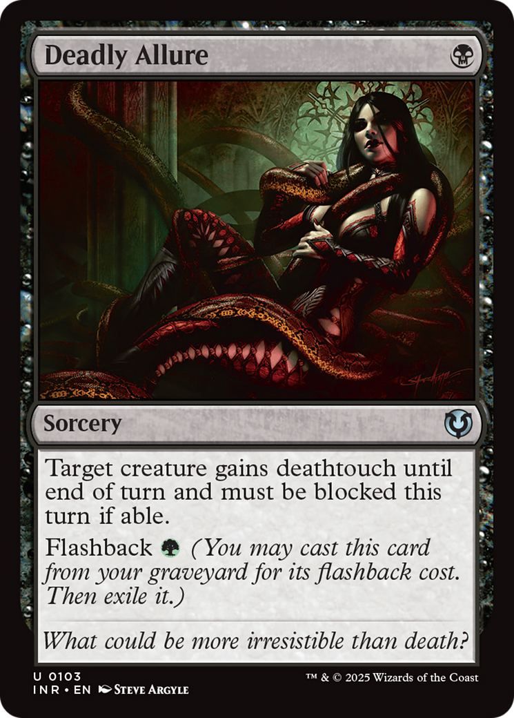 Deadly Allure (INR-103) [Innistrad Remastered] Foil MTG Single Wizards of the Coast