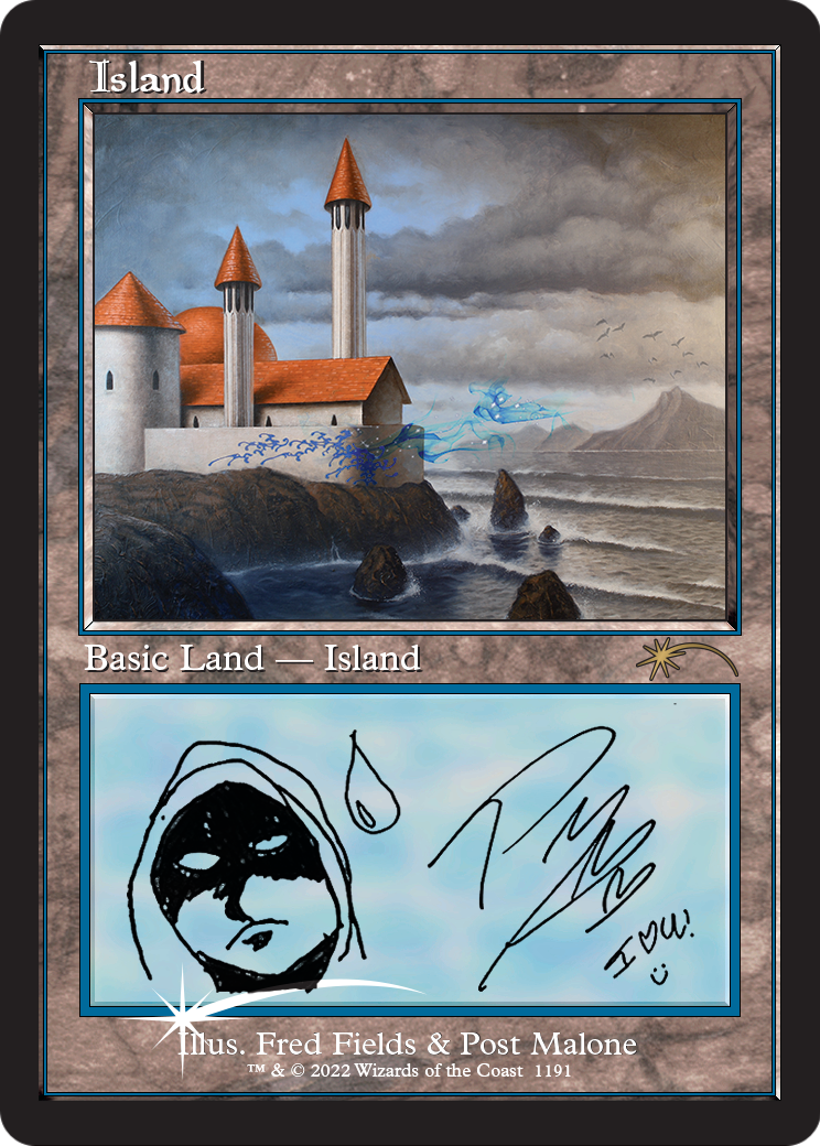 Island (Post Malone) (SLD-1191) [Secret Lair Drop] Foil