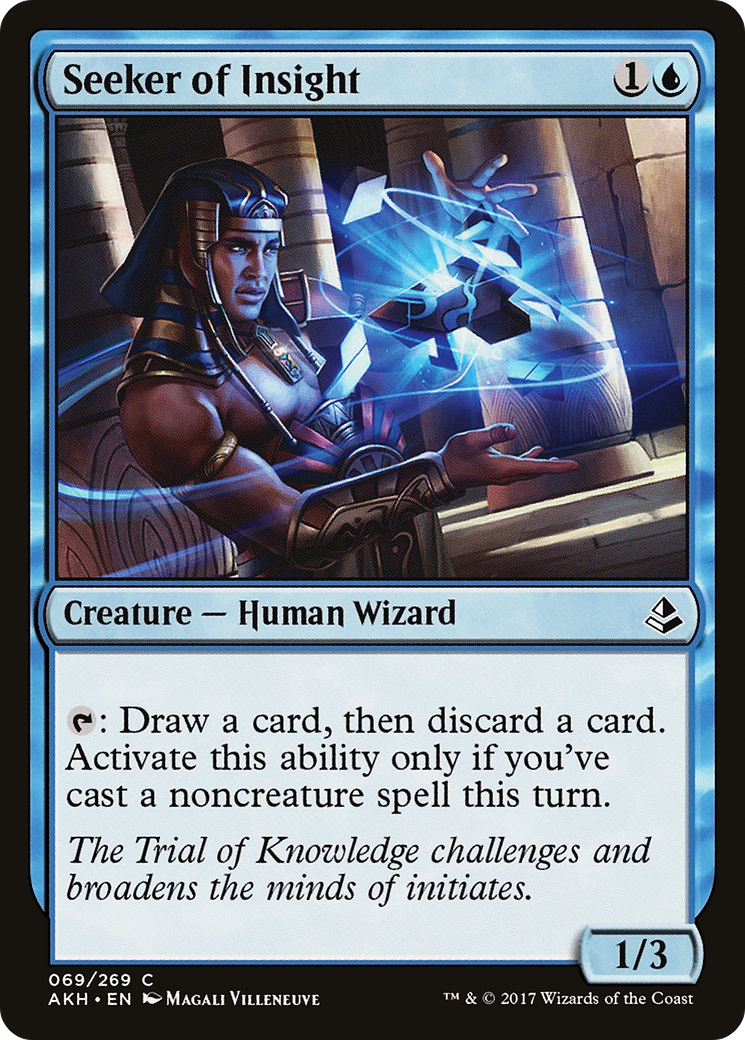 Seeker of Insight (AKH-069) [Amonkhet] Foil MTG Single Wizards of the Coast