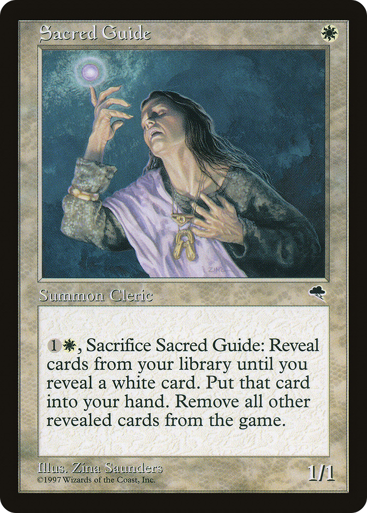Sacred Guide (TMP-038) [Tempest] MTG Single Wizards of the Coast