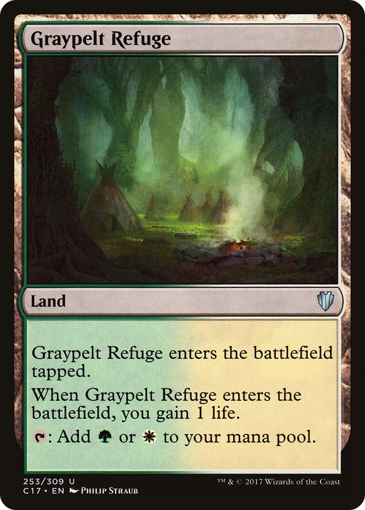 Graypelt Refuge (C17-253) [Commander 2017] MTG Single Wizards of the Coast