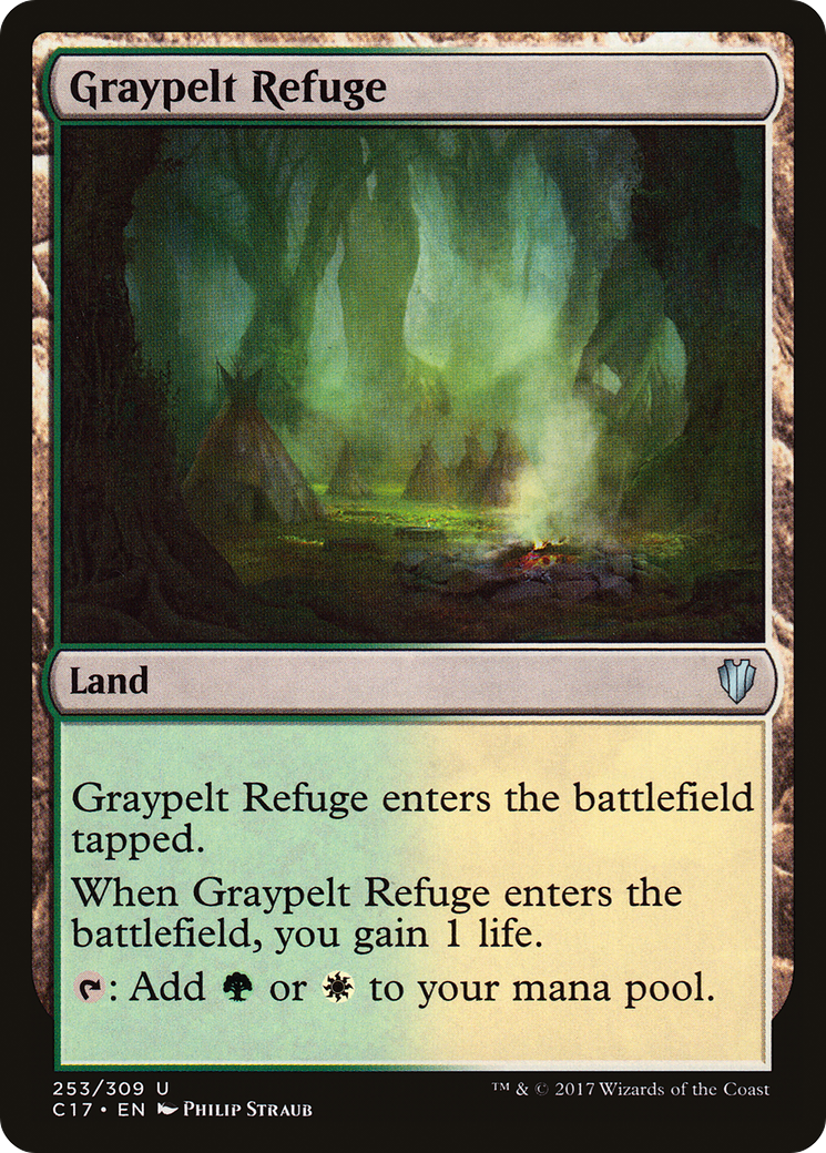 Graypelt Refuge (C17-253) [Commander 2017] MTG Single Wizards of the Coast