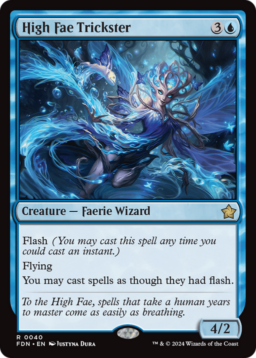 High Fae Trickster (FDN-040) [Foundations] Foil MTG Single Wizards of the Coast