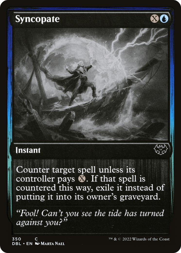 Syncopate (DBL-350) [Innistrad: Double Feature] Foil MTG Single Wizards of the Coast