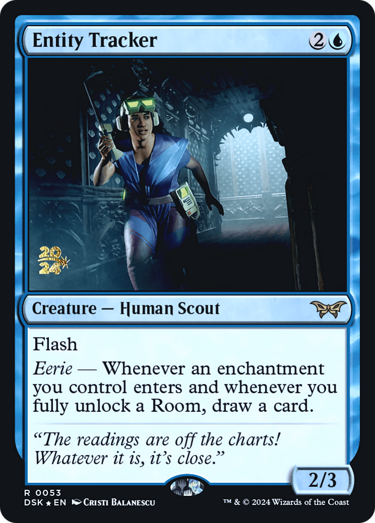 Entity Tracker (0053) (PRE-053) [Duskmourn: House of Horror Promos] Foil MTG Single Wizards of the Coast