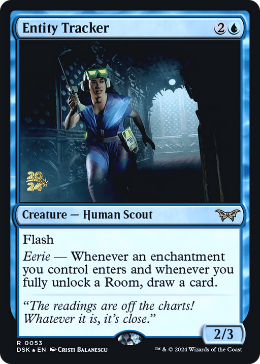 Entity Tracker (0053) (PRE-053) [Duskmourn: House of Horror Promos] Foil MTG Single Wizards of the Coast