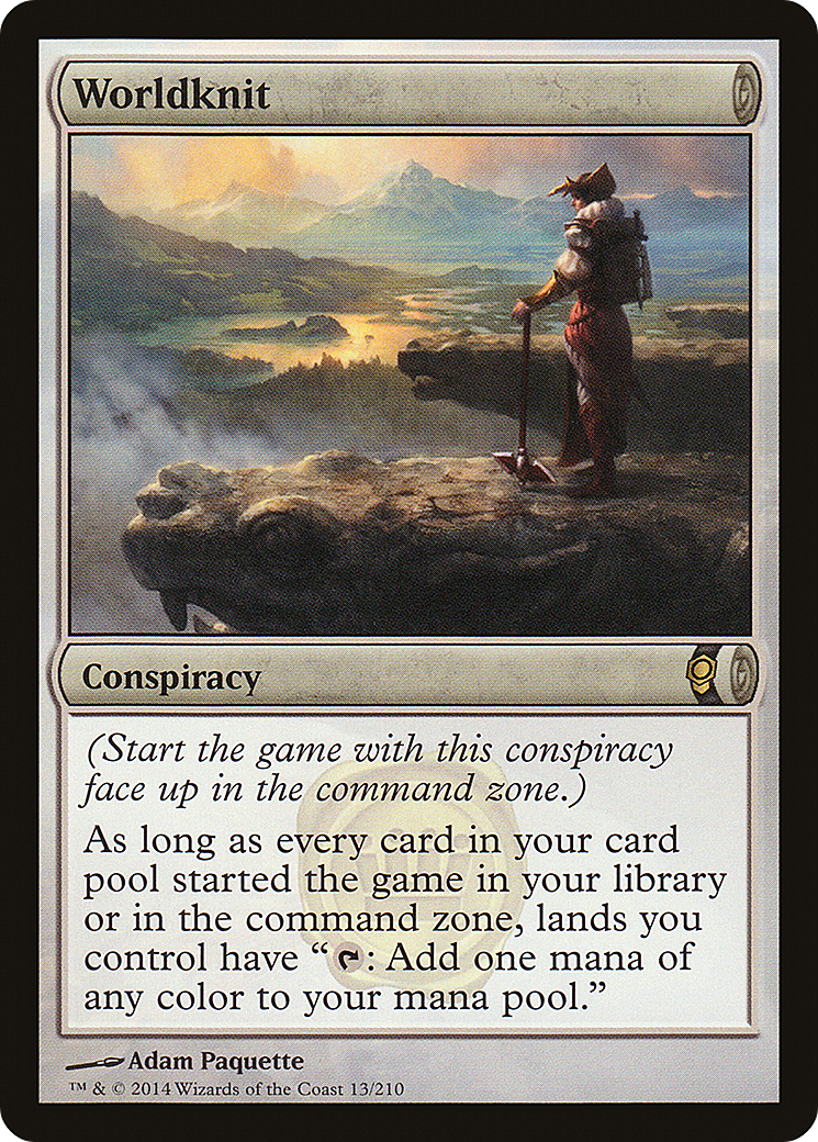 Worldknit (CNS-013) [Conspiracy] Foil MTG Single Wizards of the Coast