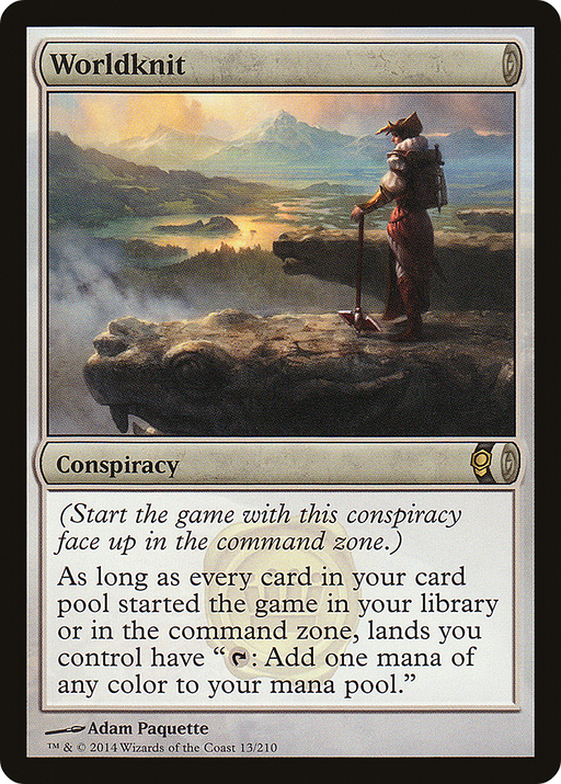 Worldknit (CNS-013) [Conspiracy] MTG Single Wizards of the Coast