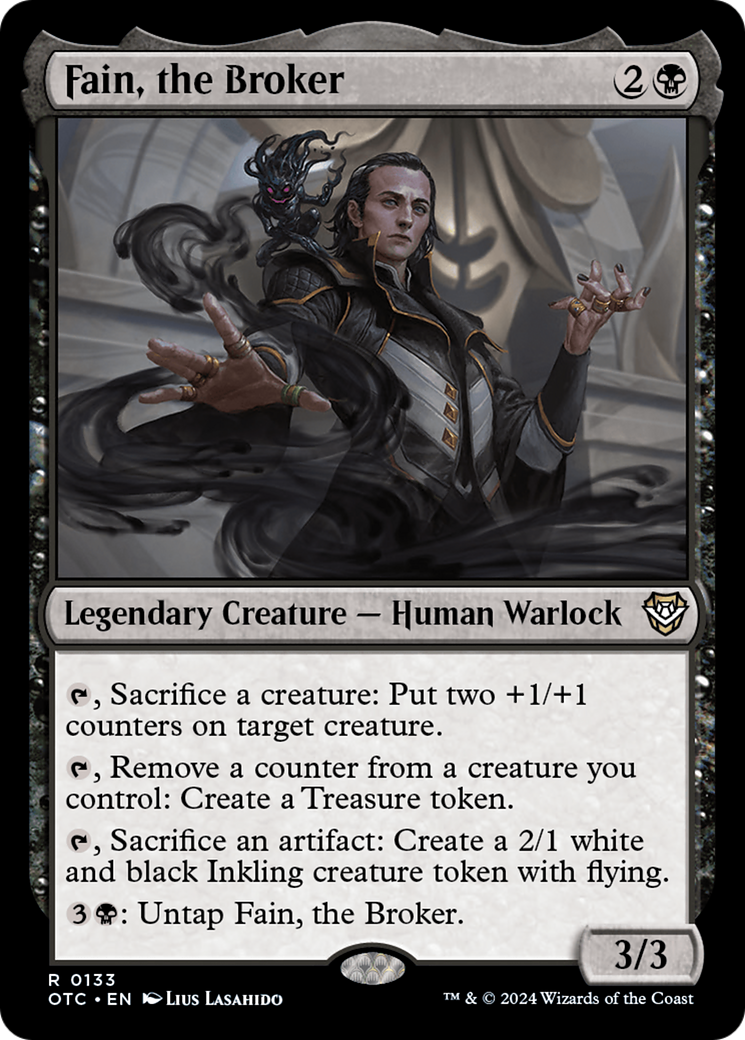 Fain, the Broker (OTC-133) [Outlaws of Thunder Junction Commander] MTG Single Wizards of the Coast