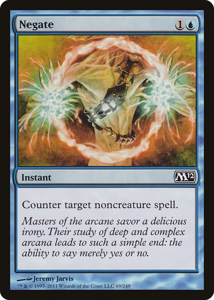 Negate (M12-069) [Magic 2012] Foil MTG Single Wizards of the Coast