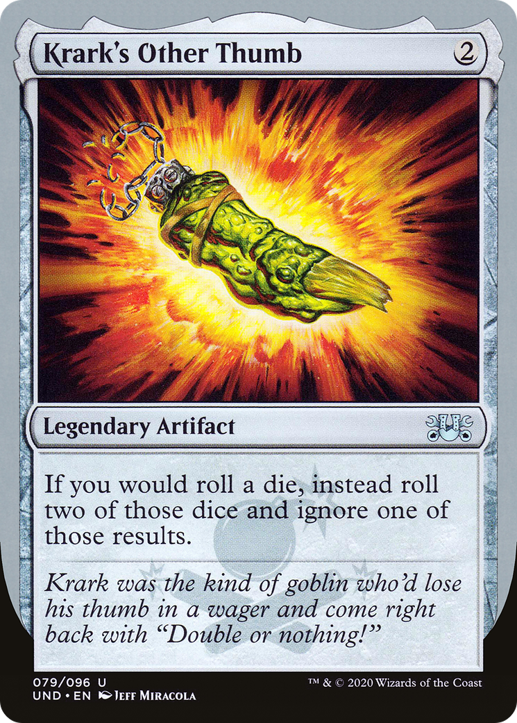 Krark's Other Thumb (UND-079) [Unsanctioned] MTG Single Wizards of the Coast
