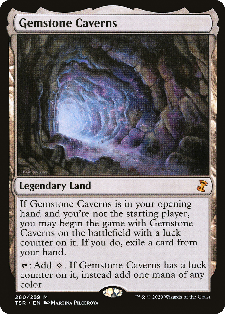 Gemstone Caverns [Time Spiral Remastered] MTG Single Magic: The Gathering
